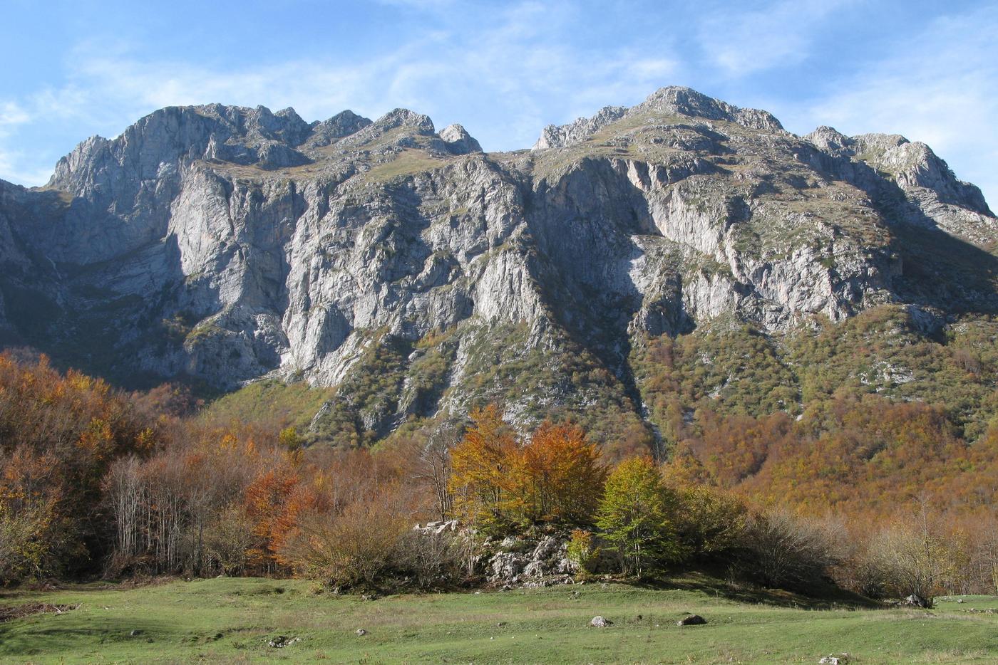 Mountain massif on the Balkan Green Belt