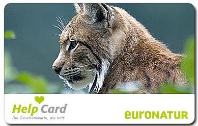 EuroNatur-HelpCard mit Motiv "Luchs"