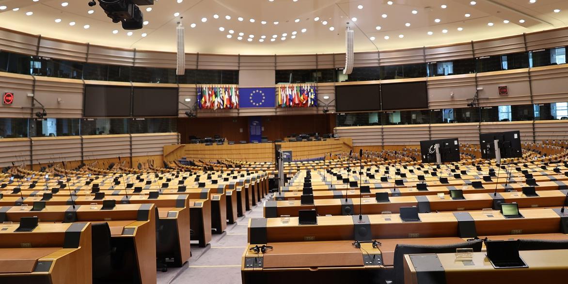 Plenarsaal in Brüssel