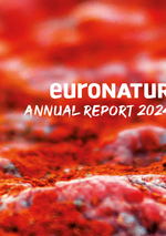 Cover page of the EuroNatur Annual Report 2024 