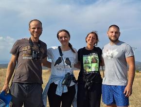 bird conservationists of CZIP and EuroNatur in Montenegro