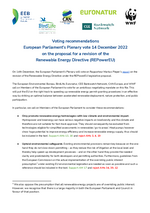 Plenary vote (14 December 2022)