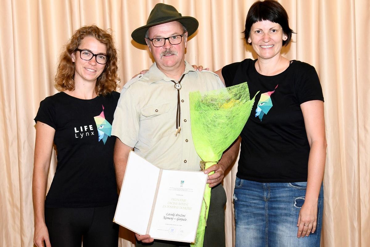Honouring a hunter as part of "LIFE Lynx"