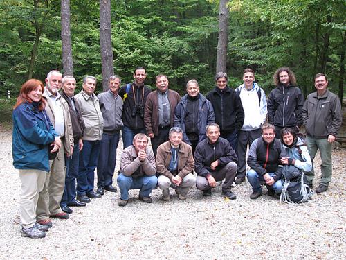 Die Teilnehmer der Studienreise im Naturpark Goričko.