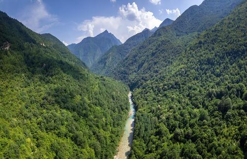 Wildfluss auf dem Balkan