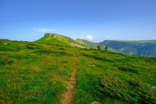 Westlicher Stara-Planina-Kamm, Gipfel Trite Chuki und Gipfel Kopren – bulgarisch-serbische Grenze
