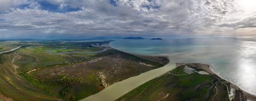 naturbelassenes Vjosa-Delta in Albanien