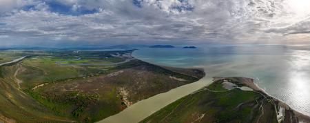 near-natural Vjosa Delta in Albania