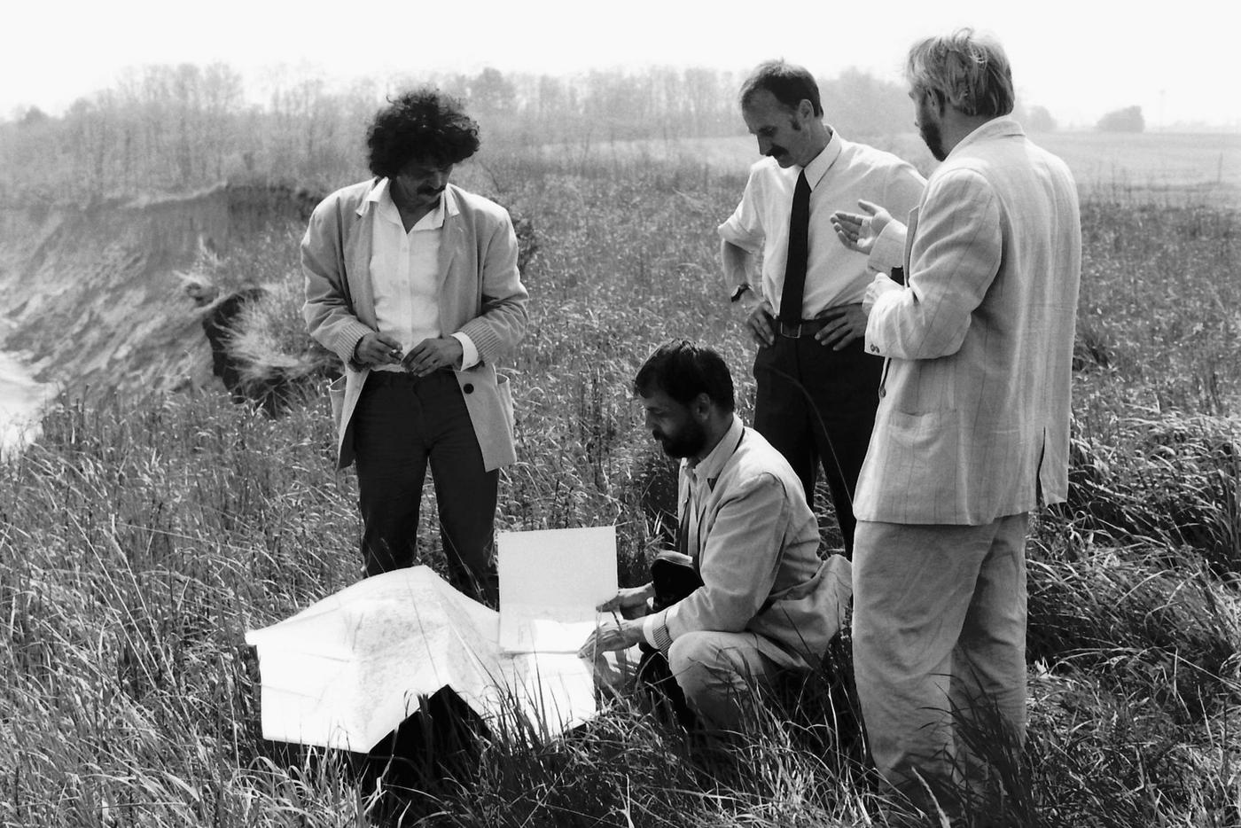 Environmentalists at the Drava