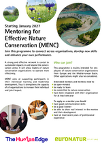 Flyer Mentoring Programme 2026/27 as PDF download