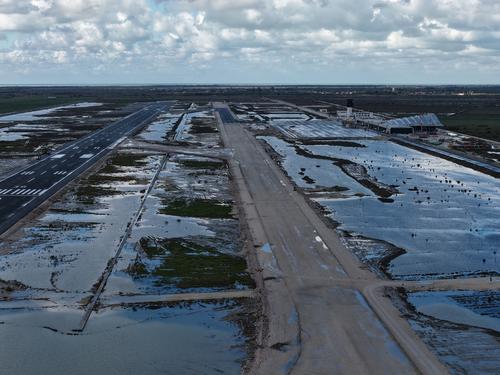 Vlora airport after heavy rainfalls