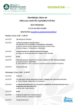 Workshop: Knowledge share on Advocacy work for Agriculture Policy (13. & 15. June 2022)