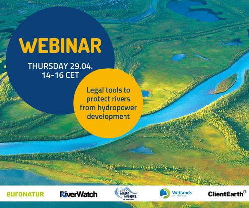 Flyer webinar Legal instruments for river protection