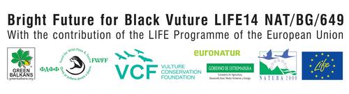 Logo of the EU project for the protection of black vultures