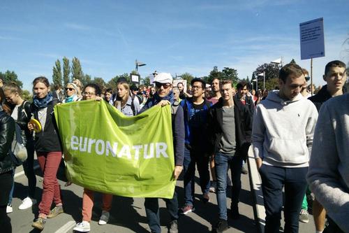 Klimademo EuroNatur demonstriert