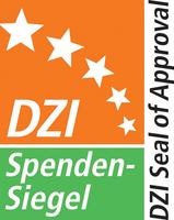Logo of the DZI donation seal of approval