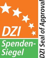 Logo of the DZI donation seal of approval