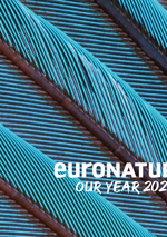 Cover page of the EuroNatur annual report 2023