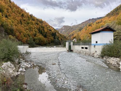 Kleinwasserkraftwerk im Kosovo