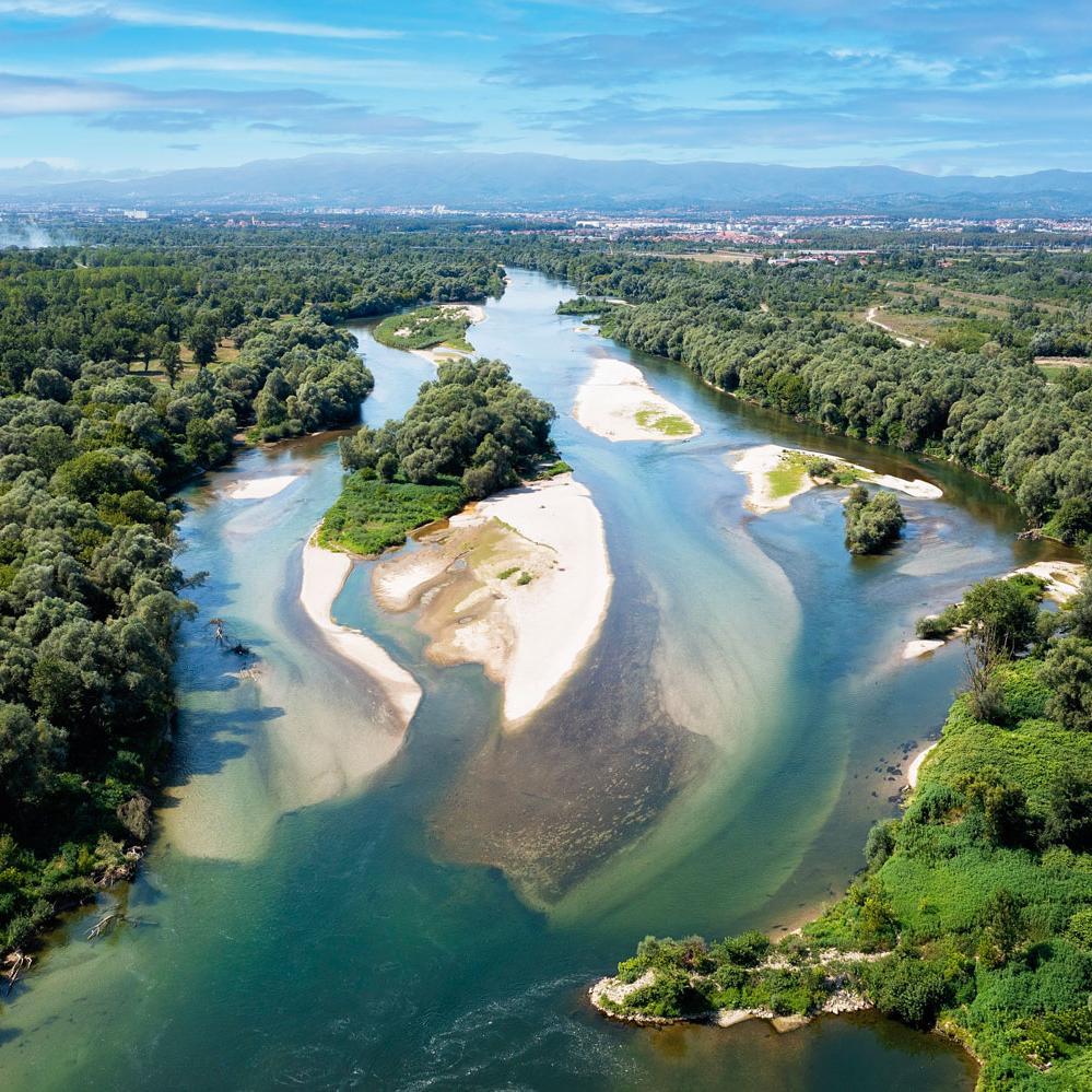 Sava River in Croatia