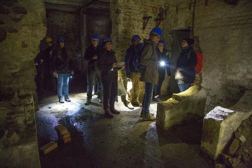 In search of the bats in the vaults of the old Ostquell Brewery.