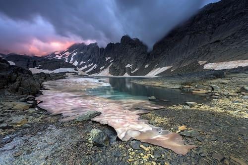 Ibonde Marmores Mountain peak in the Pyrenees