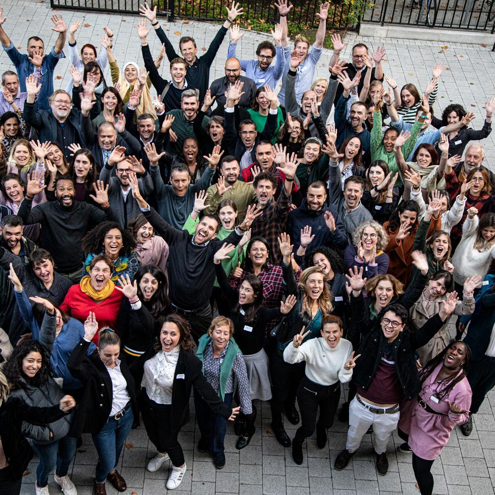 Gruppenbild von der MAVA Nature Academy 2022 in London.