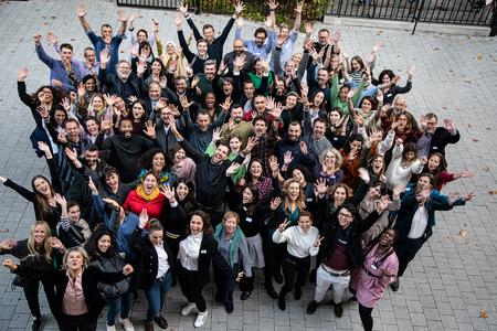 Gruppenbild von der MAVA Nature Academy 2022 in London.