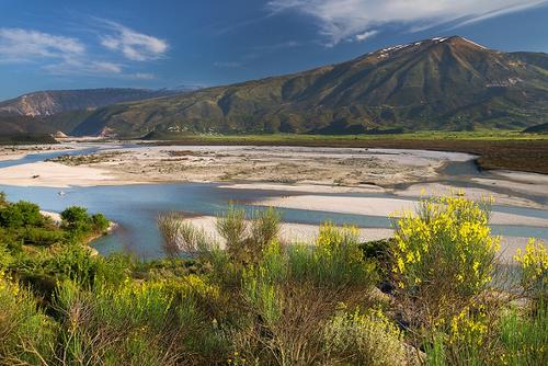 Vjosa River in Albania