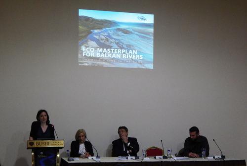 The presentation of the ecomaster plan in Skopje.