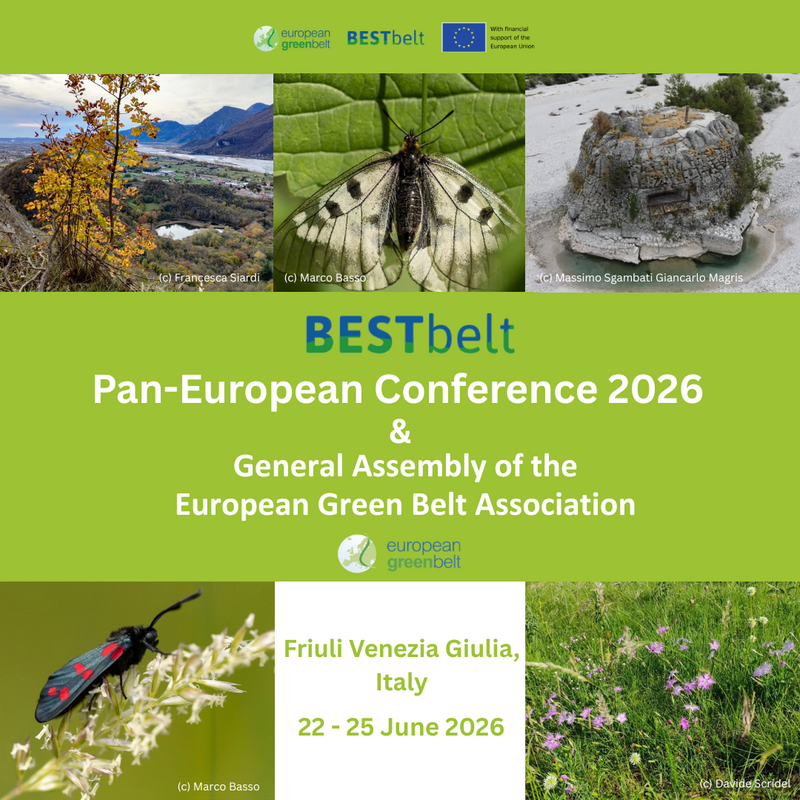 Flyer BESTbelt-Konferenz 2026 Tiere und Landschaft am Grünen Band Europa auf Flyer