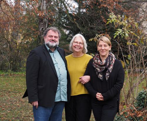 Members of the EuroNatur Presiding Committee in the garden