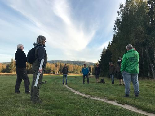 Zusammenarbeit von deutschen und tschechischen Naturschützern am Grünen Band Europa