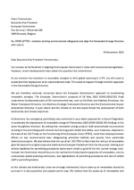 Open Letter Frans Timmermans (30 November 2022)