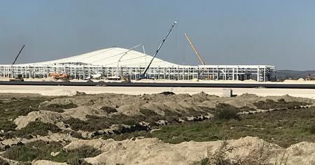 Hangar des geplanten Vlora-Flughafens