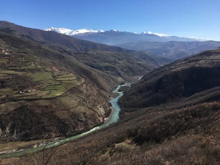 Black Drin River in Albania