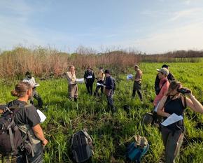 Vogelkundler in der Ukraine