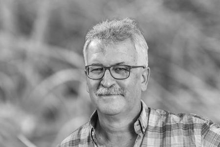 Schwarz-weiß Portrait von Prof. Josef Settele