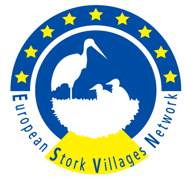 Logo of the European Stork Villages initiative