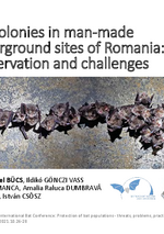 Bat colonies in man-madeunderground sites of Romania:conservation and challenges