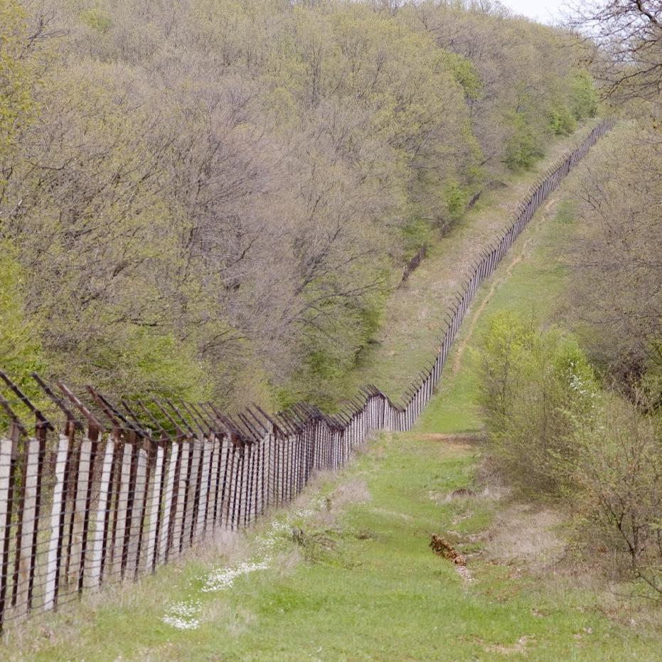 border fence at the European Green Belt