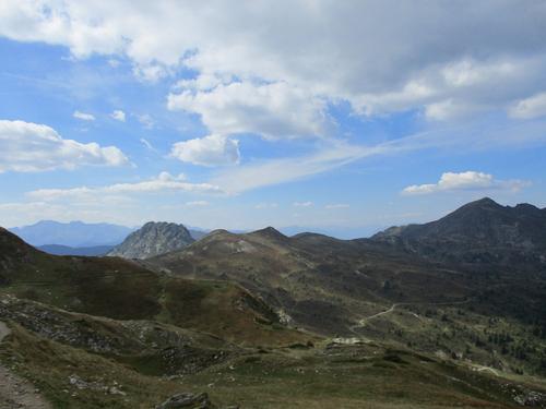 View over the mountains