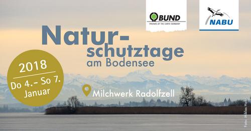 Titel Flyer Naturschutztage Bodensee