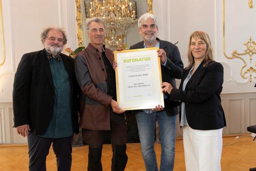Award winners with the EuroNatur President and Vice-President