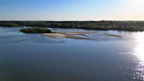 River island vistula Vistula middle course with island