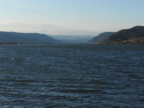 The Danube is very wide near Kladovo