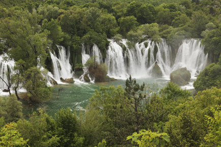 Die Kravica-Wasserfälle in Bosnien-Herzegowina