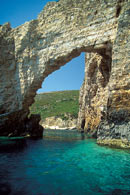 © Helmut Göthel Felsbogen auf Zakynthos