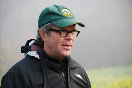 Jonathan Franzen im Nebel