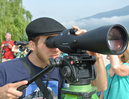 Naturgucker mit Fernrohr